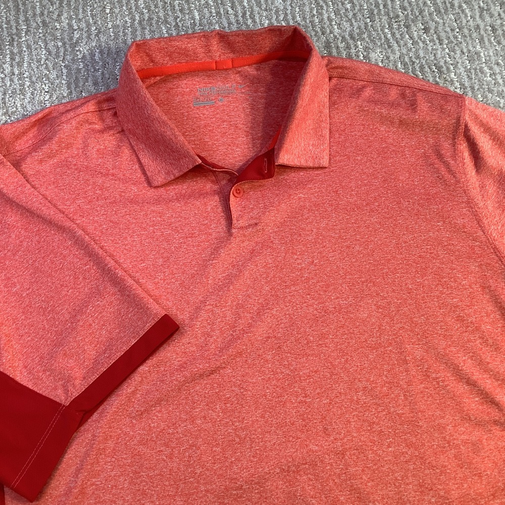 Nike Golf Tour Performance Dri-FIT‎ Polo Shirt Mens XL Red Athletic NWT